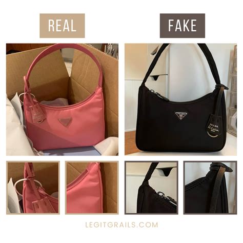 fake vs real prada handbags|Prada authentic bags.